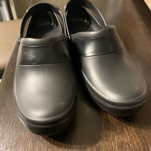 Black work crocs